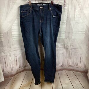 Torrid Dark Wash Bombshell Skinny Stretch Jeans 24R